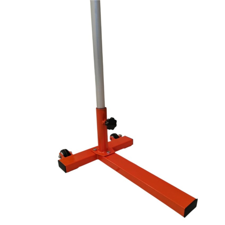 copy of Pair of steel high jump stands, adjustable height 60 - 210 cm