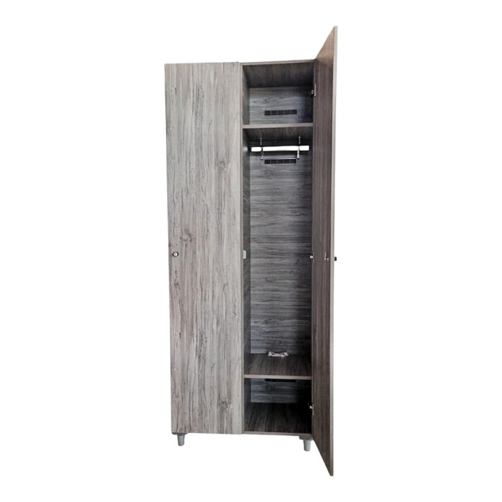 Gym wardrobe with 2 doors