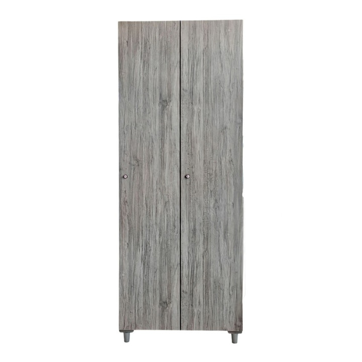 Armadio Spogliatoio 2 ante affiancate -Rovere Grigio