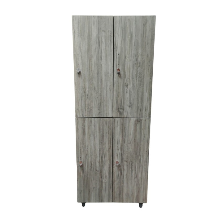 Gym wardrobe with 4 doors