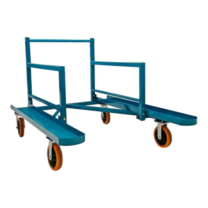 Carrello porta ostacoli per atletica Leggera in acciaio con ruote