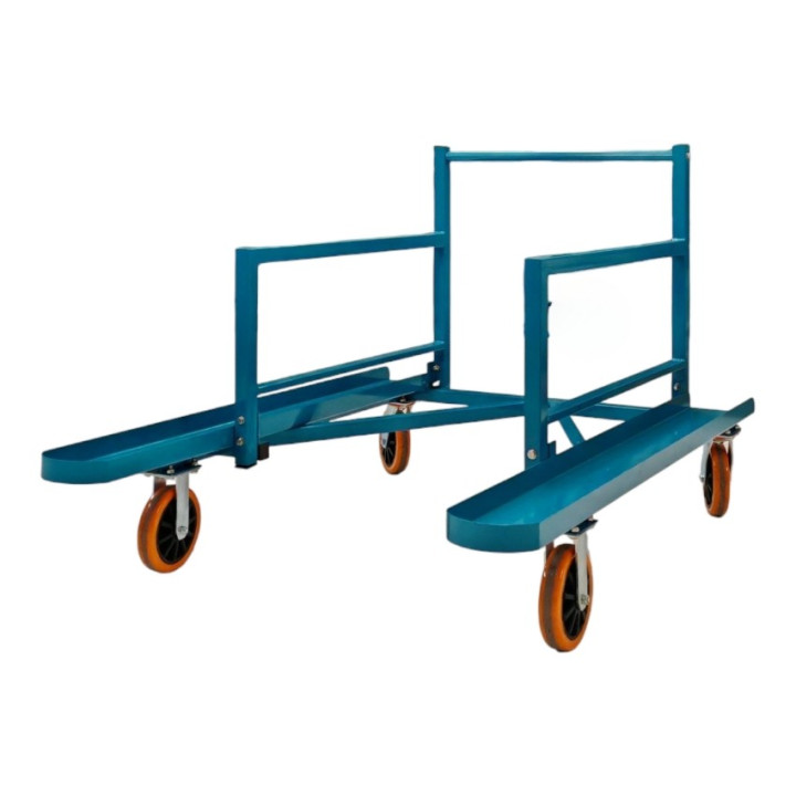Steel hurdle trolley for athletics with wheels