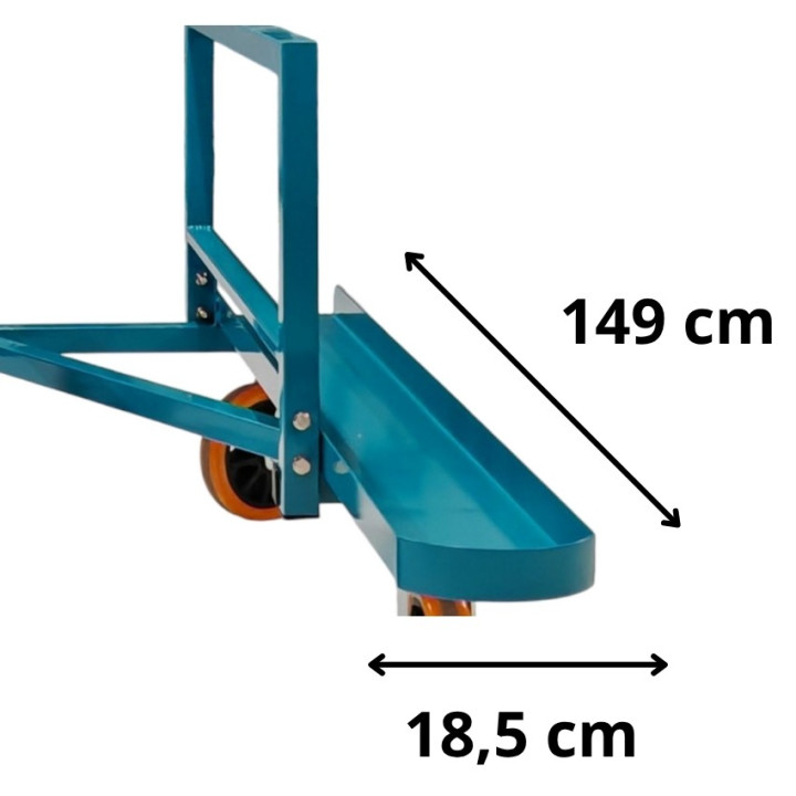 Carrello Porta Ostacoli per Atletica Leggera – 10 Ostacoli - 4 ruote