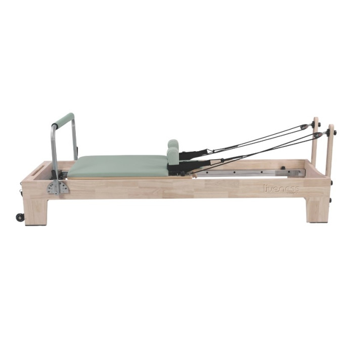 Reformer in legno di quercia naturale PTX 5000 Green Tea - Lifeness Toorx
