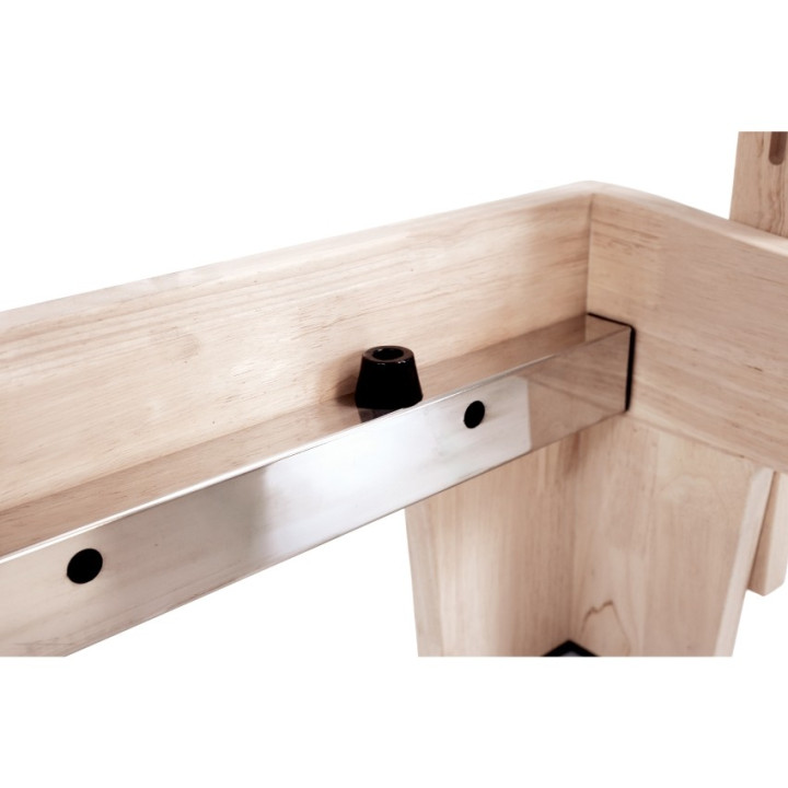 Reformer in legno di quercia naturale PTX 5000 Green Tea - Lifeness Toorx