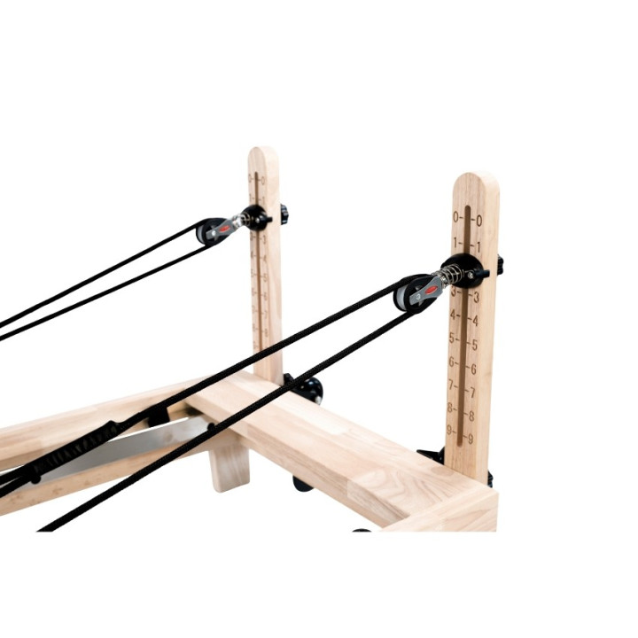 Reformer in legno di quercia naturale PTX 5000 Green Tea - Lifeness Toorx