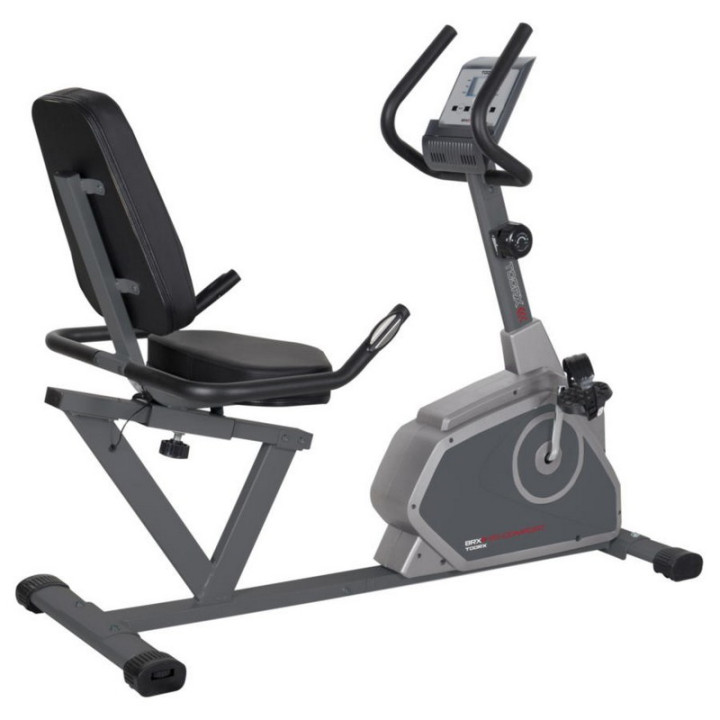 Cyclette orizzontale recumbent Toorx BRX R 65 con sensore cardio integrato