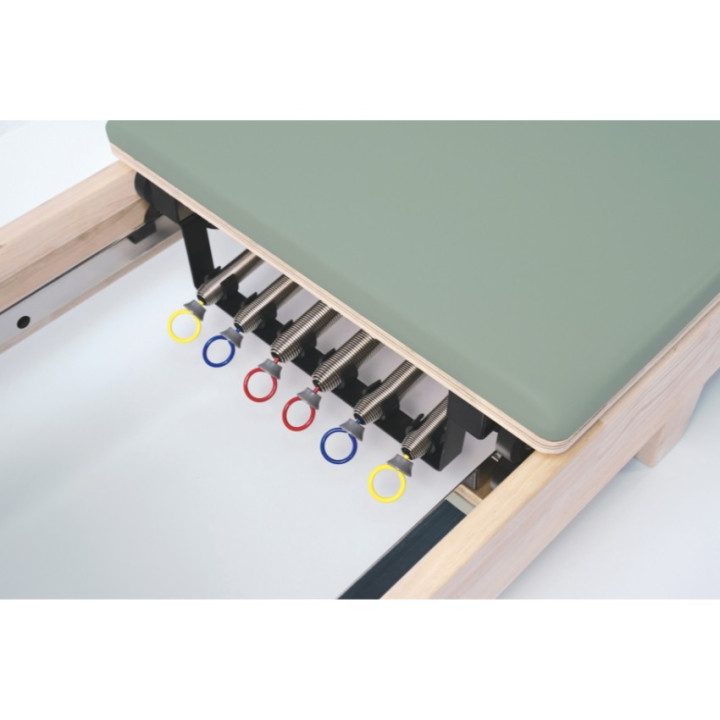 Oak wood foldable Reformer PTX 3000 Green Tea - Lifeness Toorx
