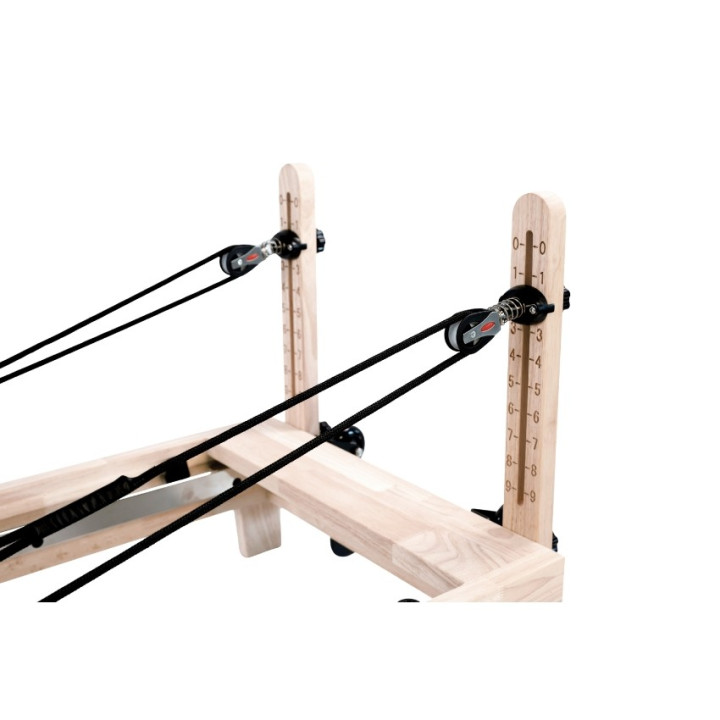 Oak wood foldable Reformer PTX 3000 Green Tea - Lifeness Toorx