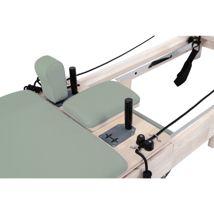 Oak wood foldable Reformer PTX 3000 Green Tea - Lifeness Toorx