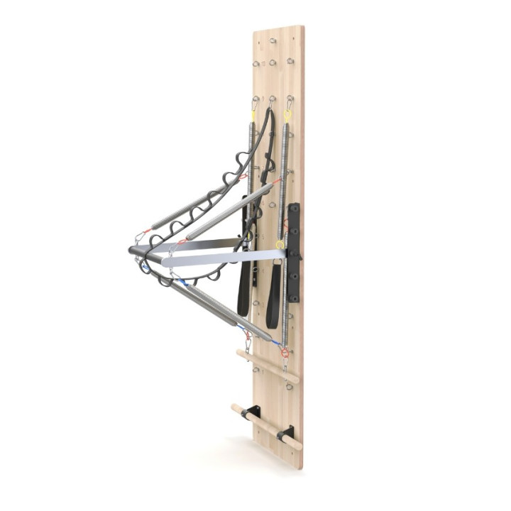 Spring Wall Unit PTX-2000 – Struttura Quercia/Alluminio, 8 Molle, 23 Attacchi, Roll Down Bar