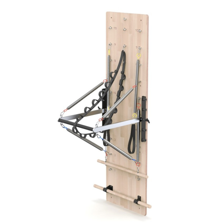 Spring Wall Unit PTX-2000 – Struttura Quercia/Alluminio, 8 Molle, 23 Attacchi, Roll Down Bar