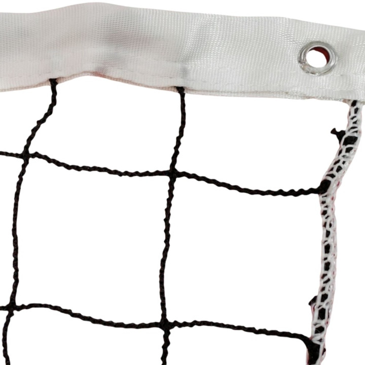 Rete da pallavolo maglia quadra 100 mm filo 3,5 mm con bordatura in PVC
