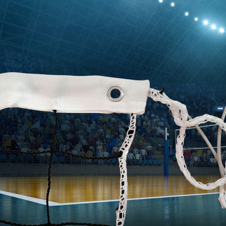 Volleyball net square mesh 3.5 mm wire