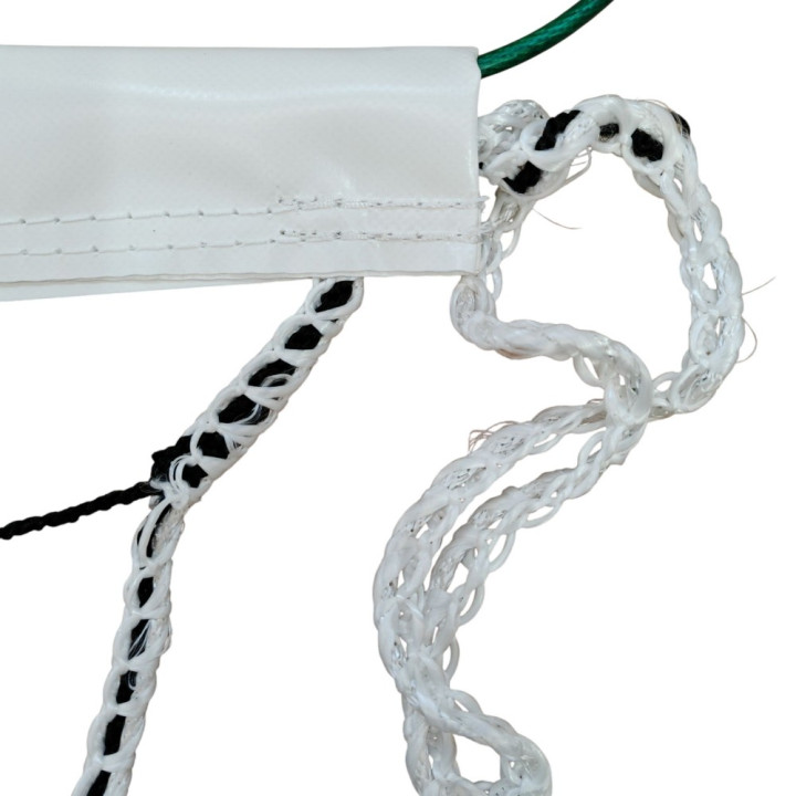 Rete da pallavolo maglia esagonale 100 mm filo 2,5 mm con bordatura PVC