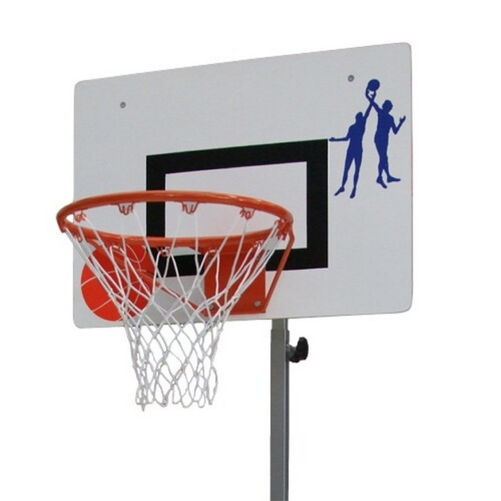 Impianto Basket trasportabile con tabellone in MDF e base zavorata