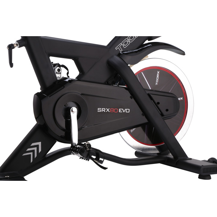 Indoor Cycle Toorx Srx 80 Evo with wireless receiver and heart rate monitor included