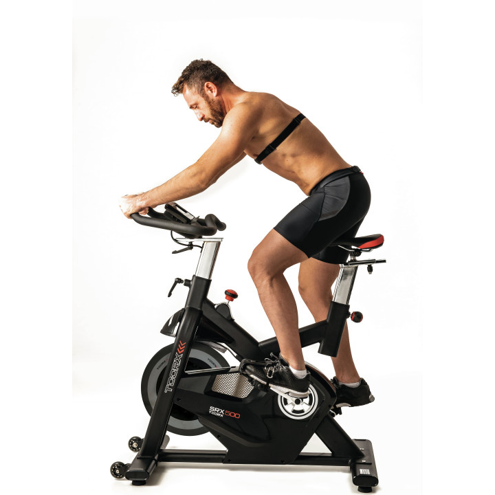 Indoor Cycle Toorx Srx 500 electromagnetic with wireless receiver and heart rate monitor including APP Ready