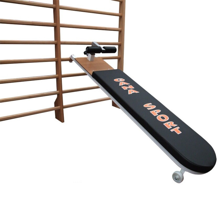 Abdominal bench attachable to the Swedish backrest