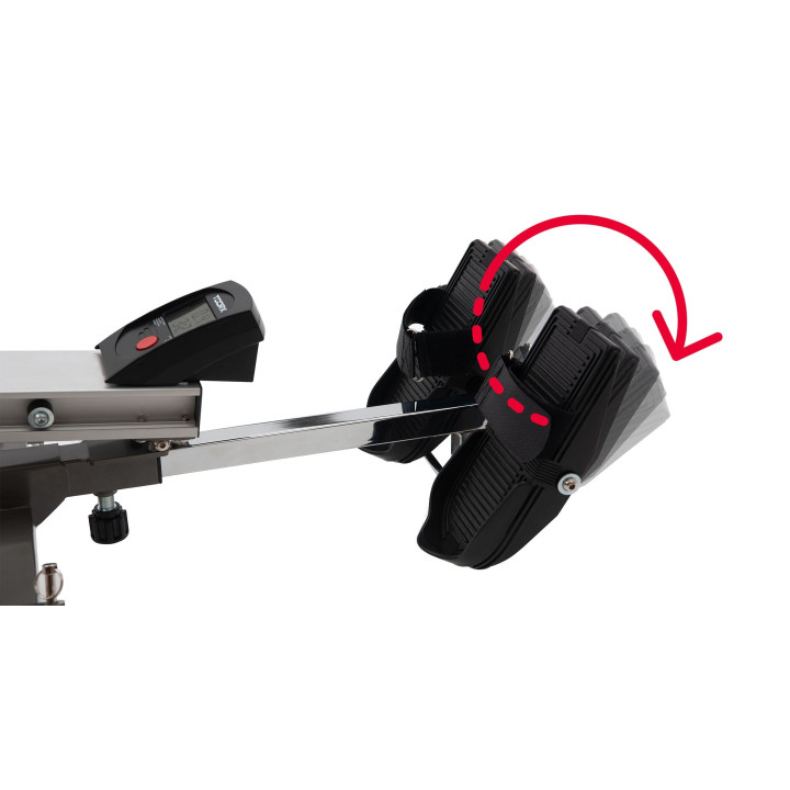 Vogatore Toorx Rwx Master salvaspazio con ricevitore wireless