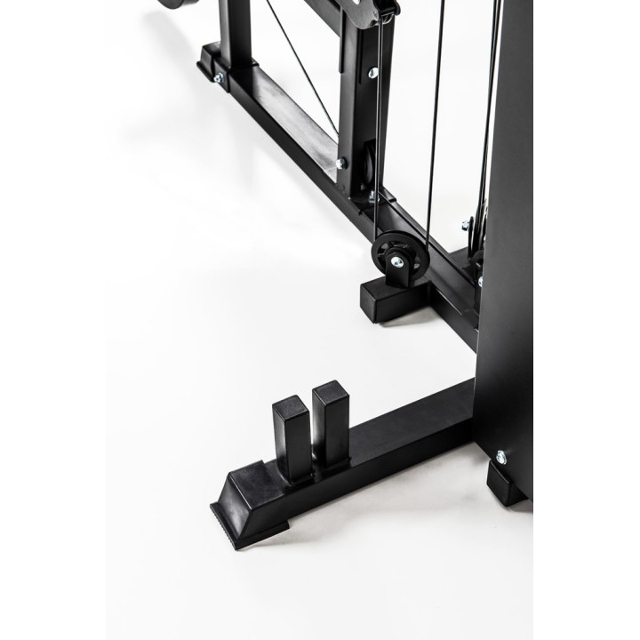 Toorx Msx-90 multifunction station 102 kg weight pack with double free cable and adjustable leg press