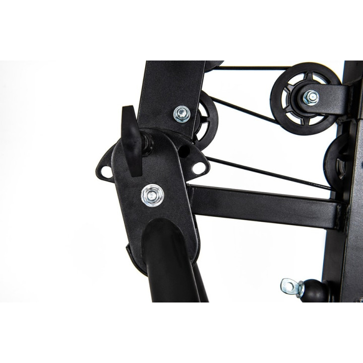 Toorx Msx-90 multifunction station 102 kg weight pack with double free cable and adjustable leg press