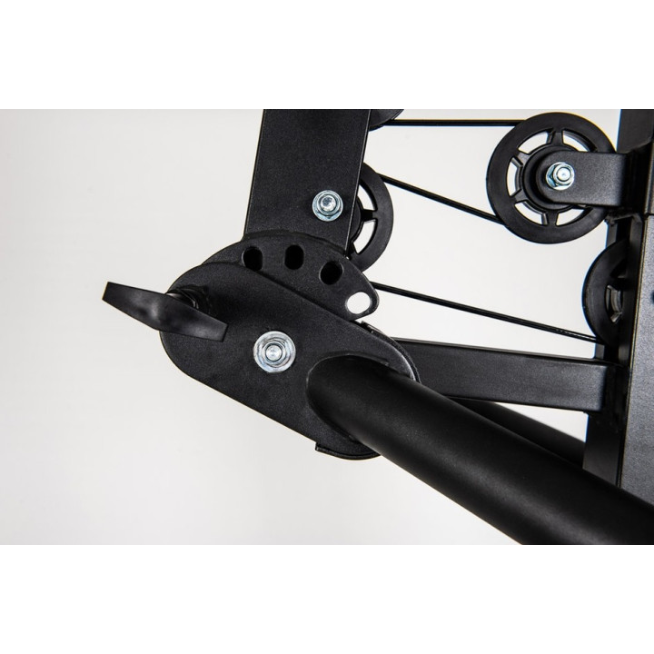 Stazione multifunzione Toorx Msx-90 pacco pesi 102 kg con doppio cavo libero e pressa gambe regolabile