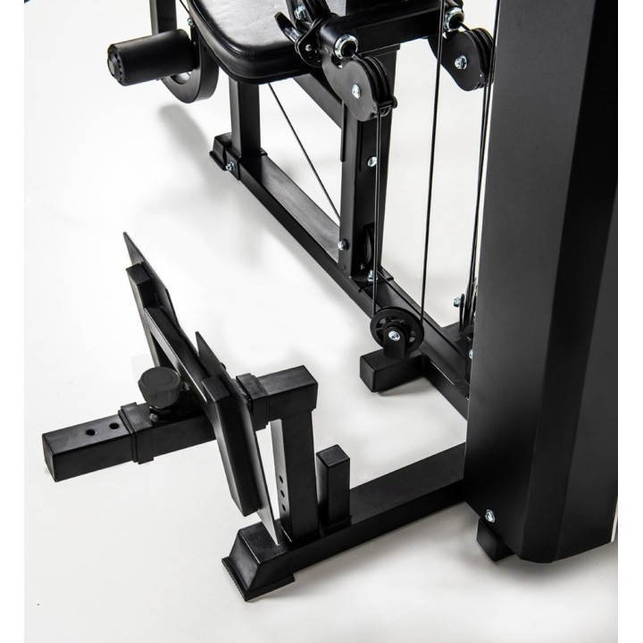 Toorx Msx-90 multifunction station 102 kg weight pack with double free cable and adjustable leg press
