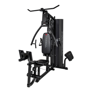 Stazione multifunzione Toorx Msx-90 pacco pesi 102 kg con doppio cavo libero e pressa gambe regolabile