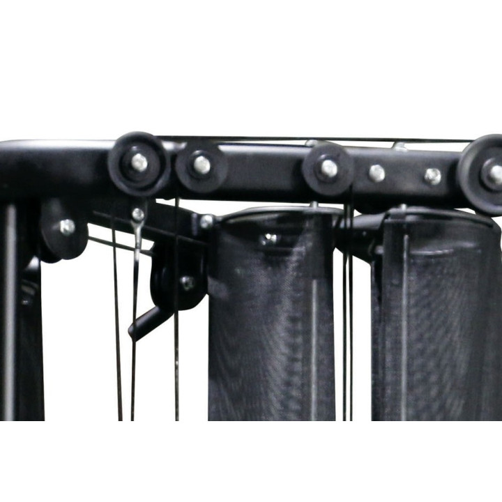 Stazione dual pulley cable cross Toorx Csx-70 con doppio pacco pesi 50kg cad.