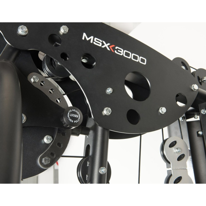 Stazione multifunzione Toorx Msx 3000 pacco pesi acciaio 90 kg con doppio cavo libero