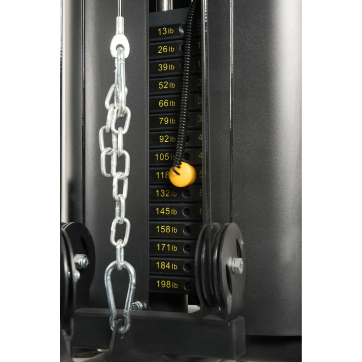 Stazione multifunzione Toorx Msx 3000 pacco pesi acciaio 90 kg con doppio cavo libero