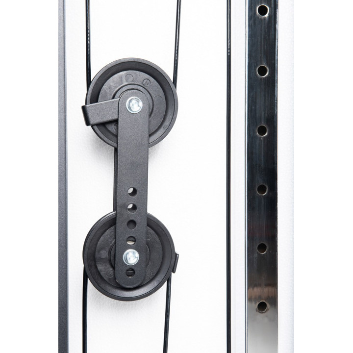 Stazione dual pulley cable cross Toorx Csx 3000 con doppio pacco pesi acciaio 80 kg cad.