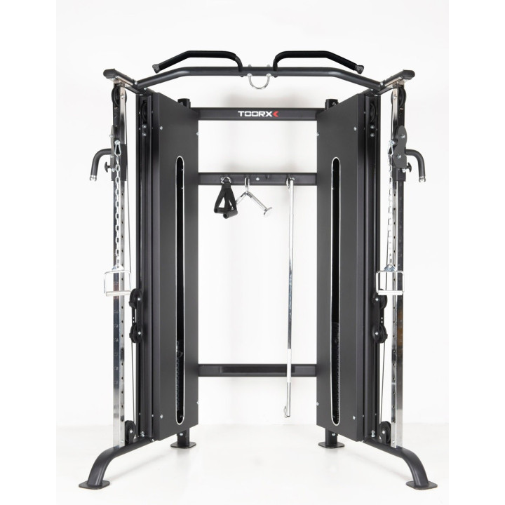 Stazione dual pulley cable cross Toorx Csx 3000 con doppio pacco pesi acciaio 80 kg cad.