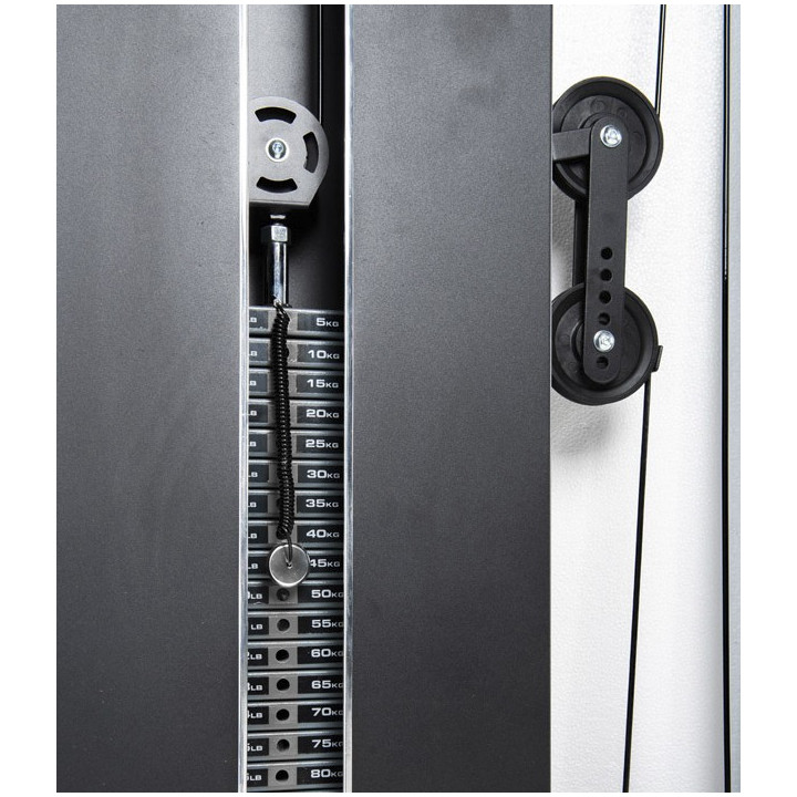 Toorx Csx 3000 dual pulley cable cross station with double steel weight stack 80 kg each.