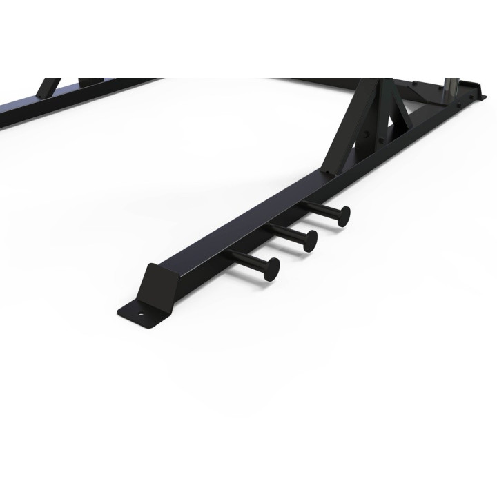 Squat stand Toorx Wlx 3200 con 6 barre in acciaio per elastici