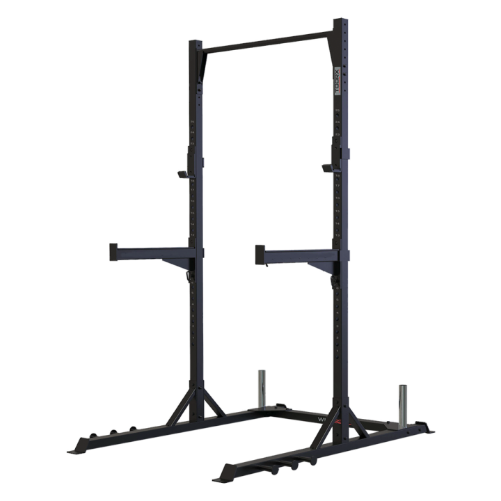 Squat stand Toorx Wlx 3200 con 6 barre in acciaio per elastici