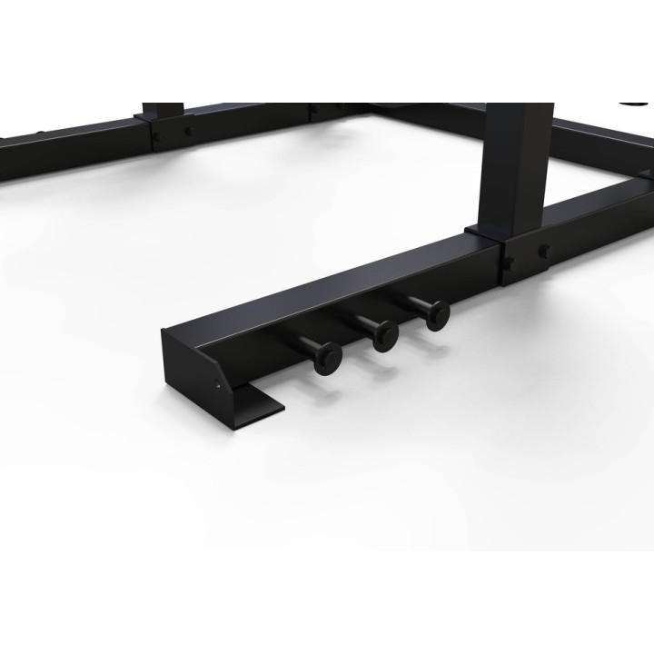 Half rack con 8 barre in acciaio per elastici e traliccio multipresa superiore Toorx Wlx 3400