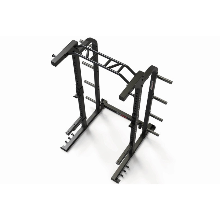 Half rack with 8 steel bars for elastics and upper multi-socket truss Toorx Wlx 3400