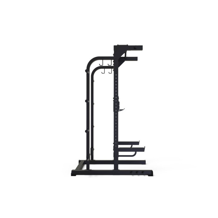 Half rack con 8 barre in acciaio per elastici e traliccio multipresa superiore Toorx Wlx 3400