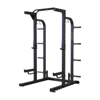 Half rack con 8 barre in acciaio per elastici e traliccio multipresa superiore Toorx Wlx 3400