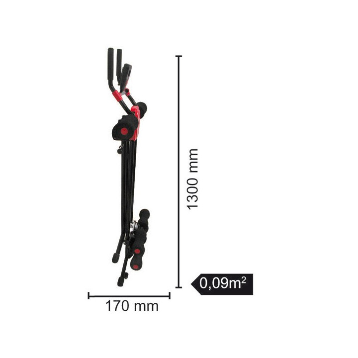 Space-saving Everfit Ab Force abdominal and lumbar trainer