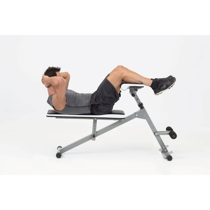 Hyperextension bench with multipurpose flat and reclining bench Toorx Wbx 40 Multi Fit foldable