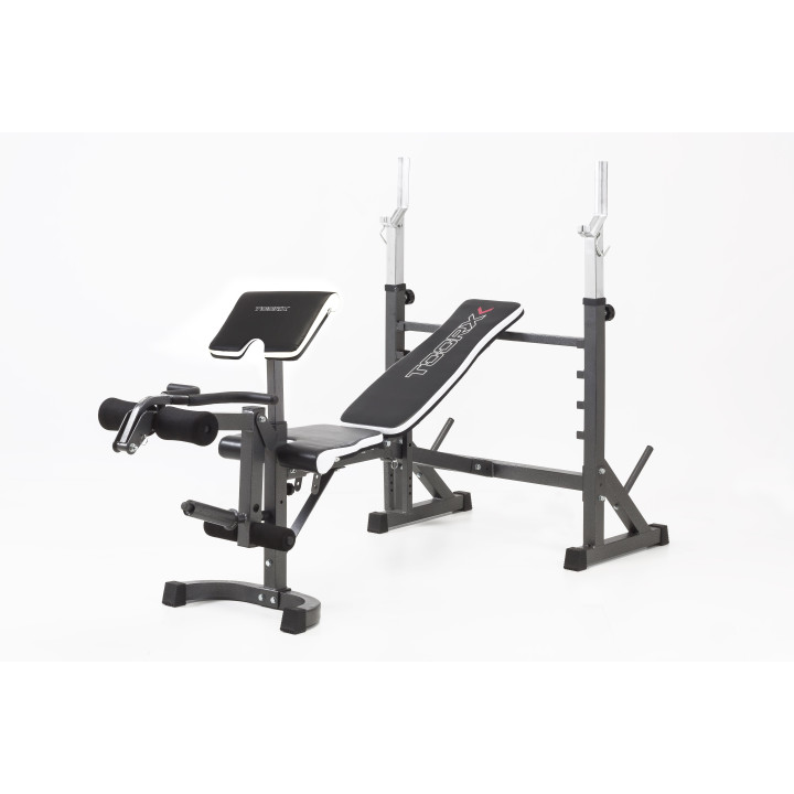 Panca porta-bilanciere Toorx Wbx 90 richiudibile con leg extension e arm curl