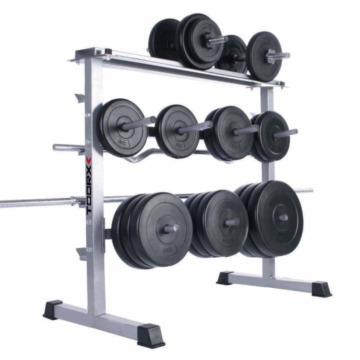 Toorx dumbbell / disc / barbell rack