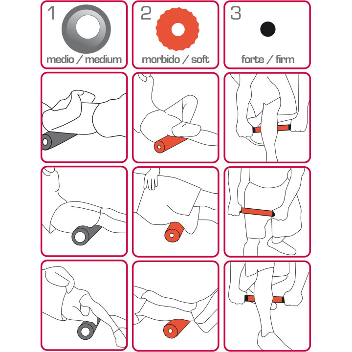 Toorx 3 in 1 massage roller