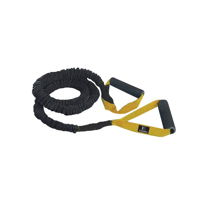 Tubo elastico con guaina e maniglie Toorx