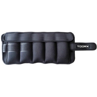 Coppia polsiere/cavigliere appesantite con pesi estraibili 2 x 2,5 kg Toorx