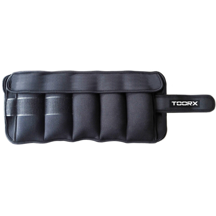 Pair of weighted wrist/ankle braces with removable weights 2 x 2.5 kg Toorx