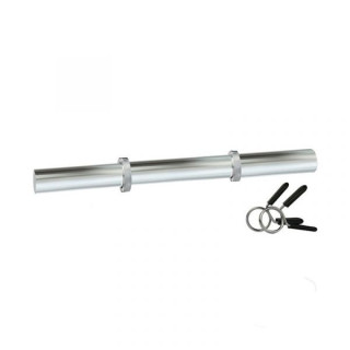 Chromed handlebar 35 cm with Toorx spring closure